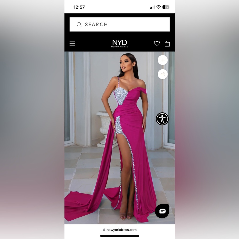 Fuschia Portia & Scarlett Gown